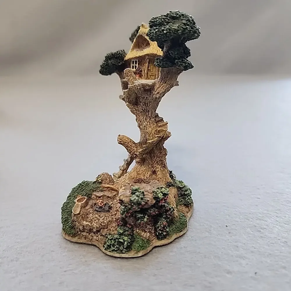 Lot‎ of 4 Woodly Wise Treehouse Cottage Sculptures John Hind Studios Ted Slack